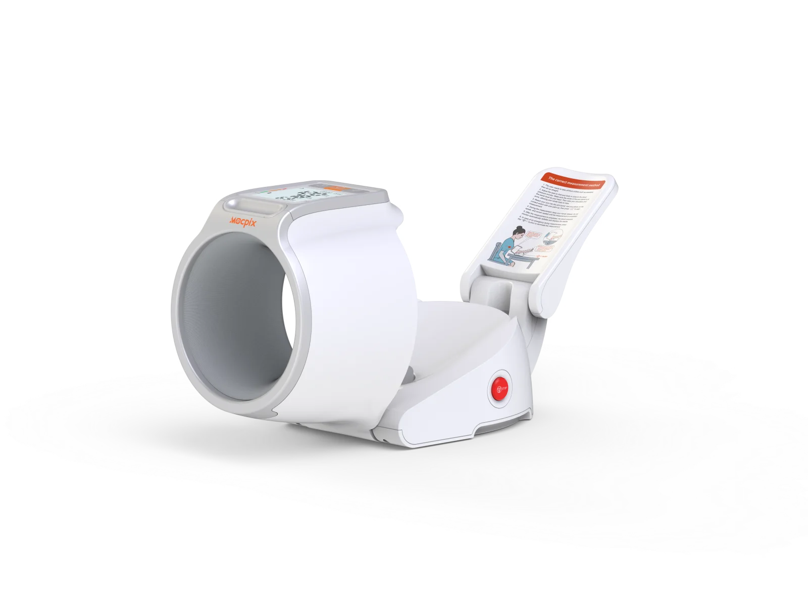 CH-S693L automatic blood pressure monitor, front-left three-quarter view